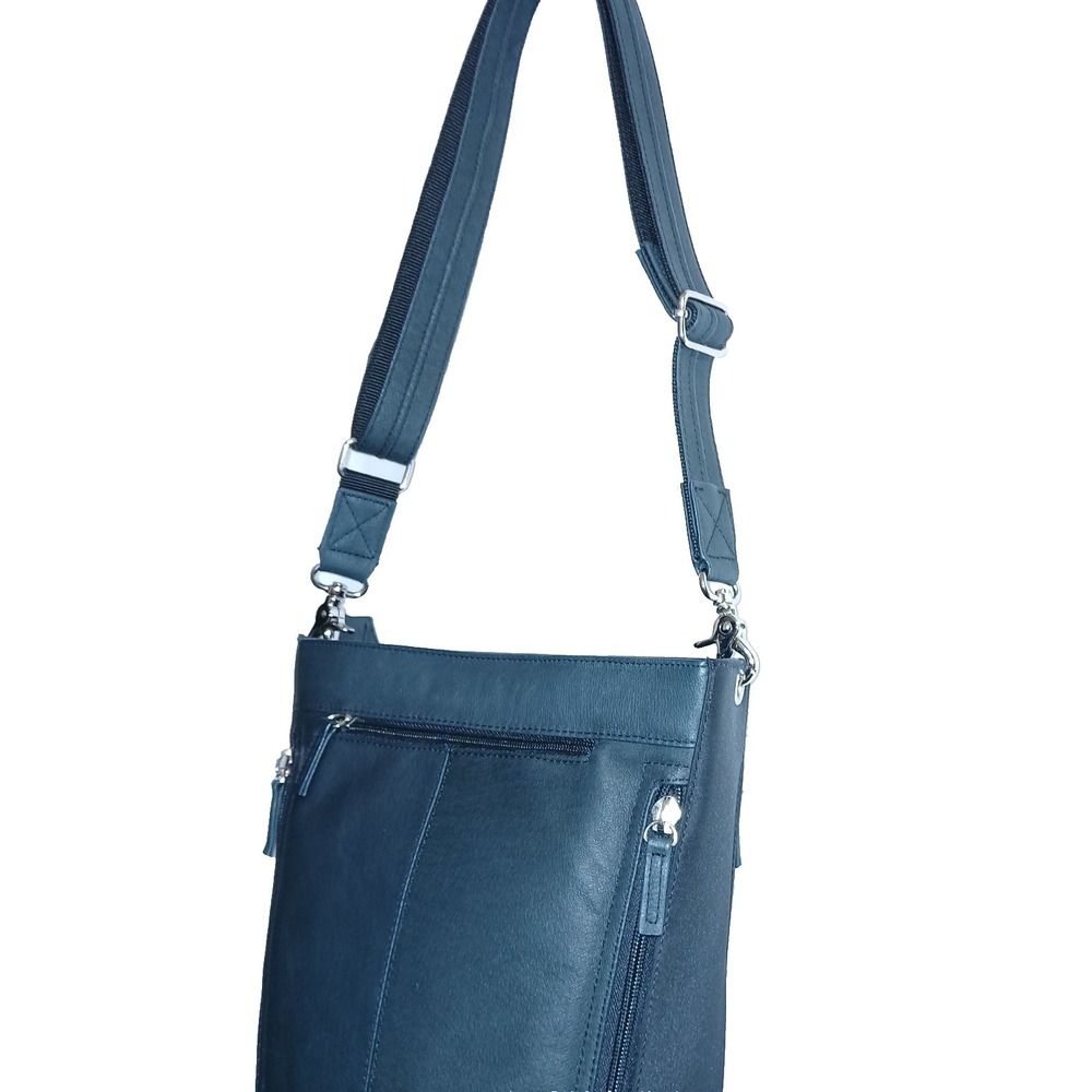 Gun Tote'n Mamas Women Bucket Tote Black Tumbled Leather GTM-19/BK Concealed - Picture 10 of 16